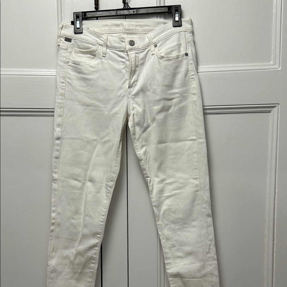 Citizens Of Humanity Ivory Skinny Jeans